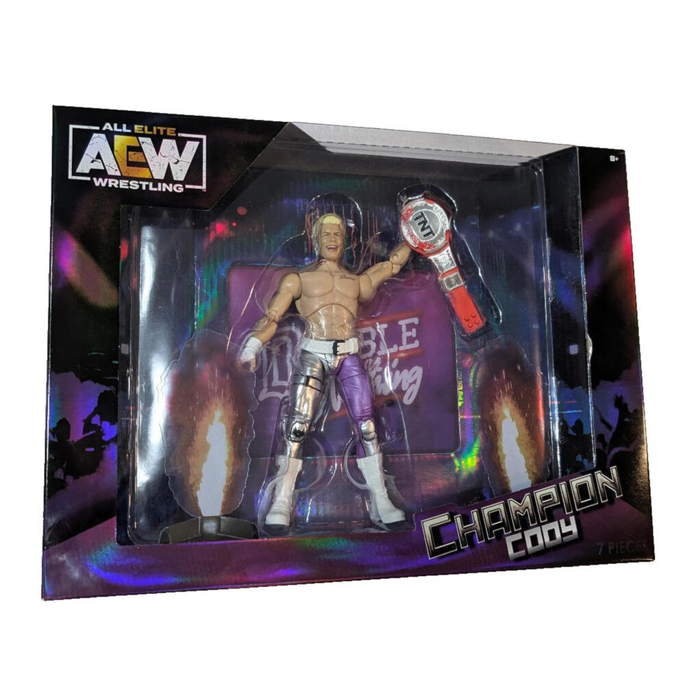 AEW Unrivaled Collection Champion Cody Rhodes Action Figure # 27 Exclusive NIB